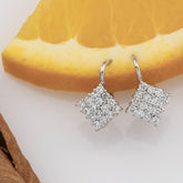 18k gold earrings with 0.26ct diamonds